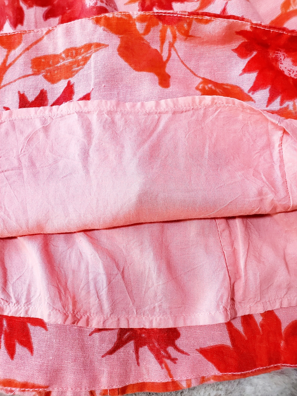 Free People Pink Floral Open Back Mini Dress Medium Resortwear Pockets - Picture 11 of 11